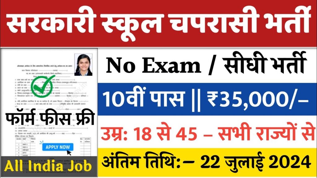 Peon Recruitment 2024